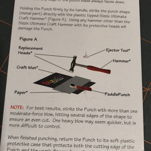 4. Sizzix Paddle Punch Positionable Hand Punch dies - Picture 9 of 15